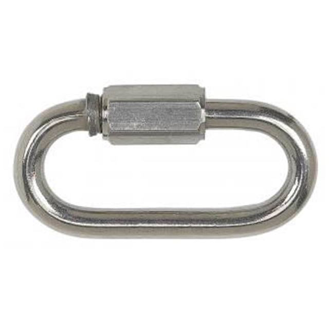 Maglia rapida 4 mm zincata per giunzione catene
