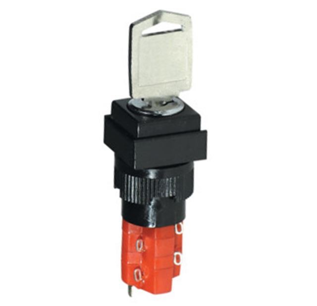 Interruttore bipolare a chiave quadrato