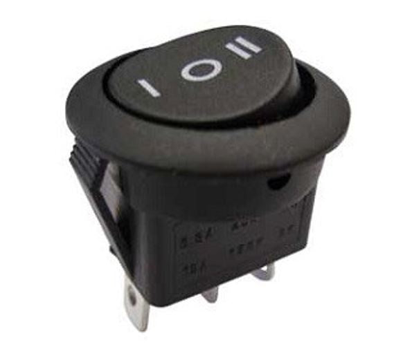 Deviatore a bilancere 3 posizioni ON-OFF-ON 16A 12VCC