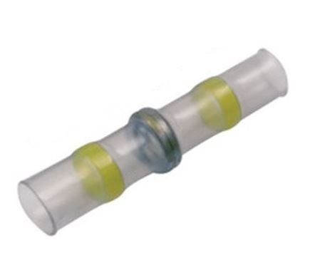 100 Giunzioni autosaldanti anello giallo 12-10 AWG