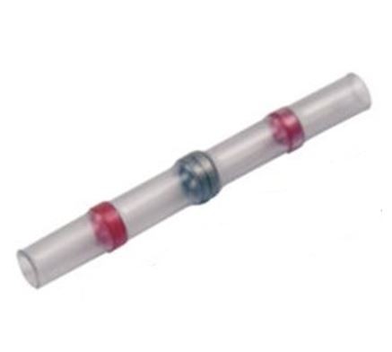 100 Giunzioni autosaldanti anello rosso 22-18 AWG