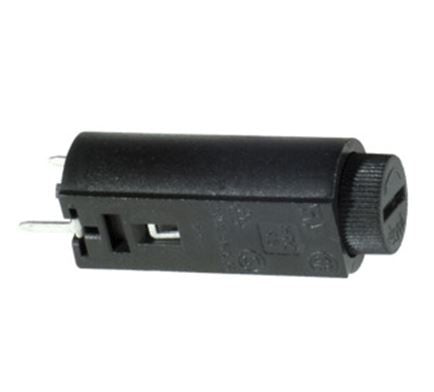 Portafusibile verticale con tappo a baionetta per C.S. per fusibile 5X20