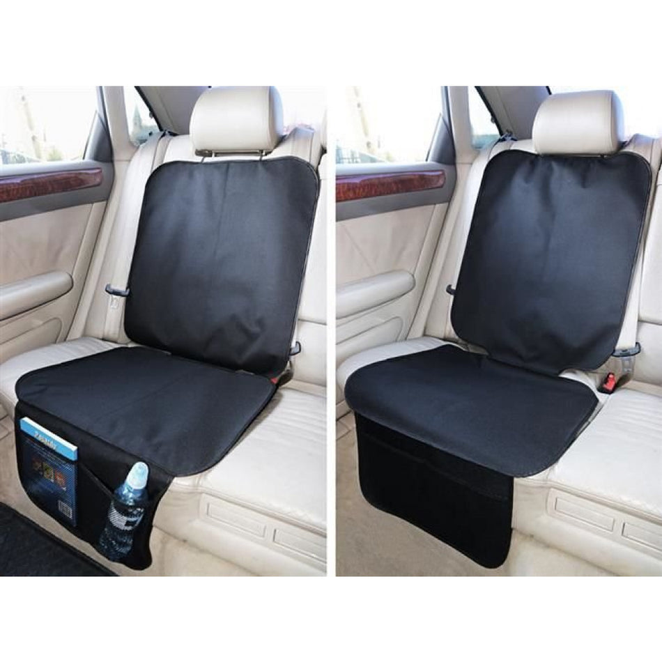 Protezione rivestimento sedile auto per seggiolini isofix con tasca portaoggetti