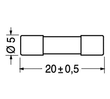 10 Fusibili 5 X 20 rapidi 0,2A