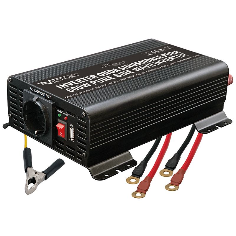 Inverter onda sinusoidale pura 600W / 12V