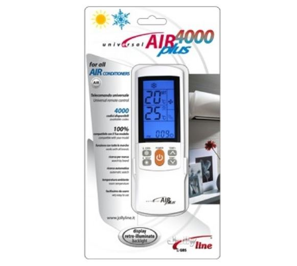 Telecomando universale per condizionatori d'aria AIR PLUS 4000