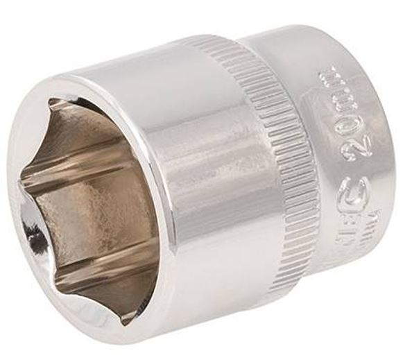 Inserto 3/8" -  20 mm esagonale per chiavi a bussola