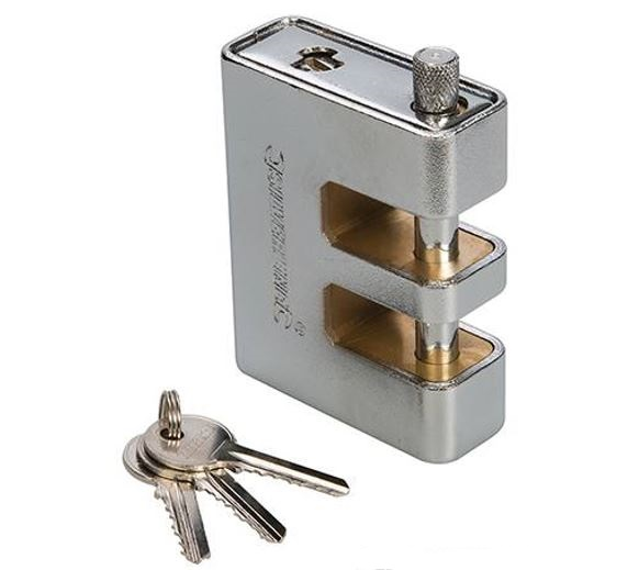 Lucchetto blindato 90 mm con doppio punto di chiusura