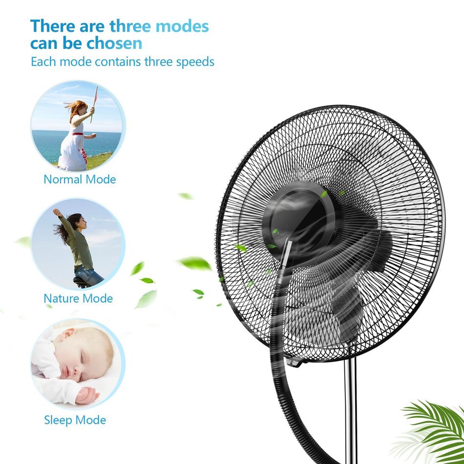 Ventilatore a piantana Forest Mist 330100JTU funzione umidificatore 95W  AIGOSTAR 184971