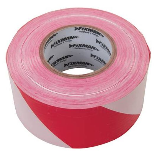 Nastro di sbarramento rosso-bianco 70 mm X 500 Metri