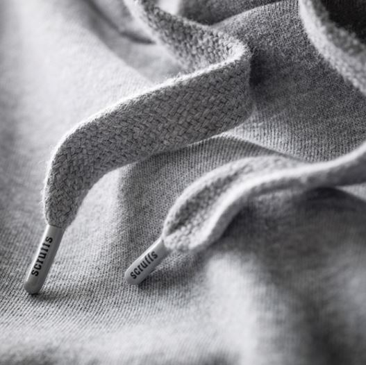 Felpa da lavoro taglia M grigia con cappuccio SCRUFFS