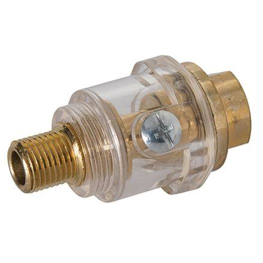 Mini lubrificatore in linea 1/4" BSP per aria compressa