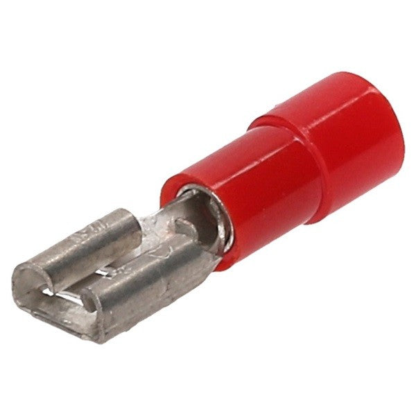 Capicorda preisolato 4,8x0,5 ad innesto femmina rosso CEMBRE RF-F405 confezione 100 pz
