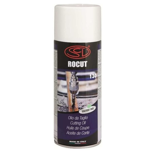Olio da taglio spray per metalli e acciaio inox 400 ml ROCUT