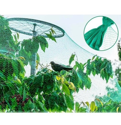 Rete di protezione anti uccelli 4X10 metri verde per piante e colture