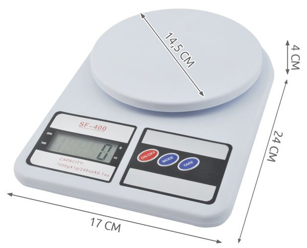 Bilancia da cucina digitale 1gr-10Kg