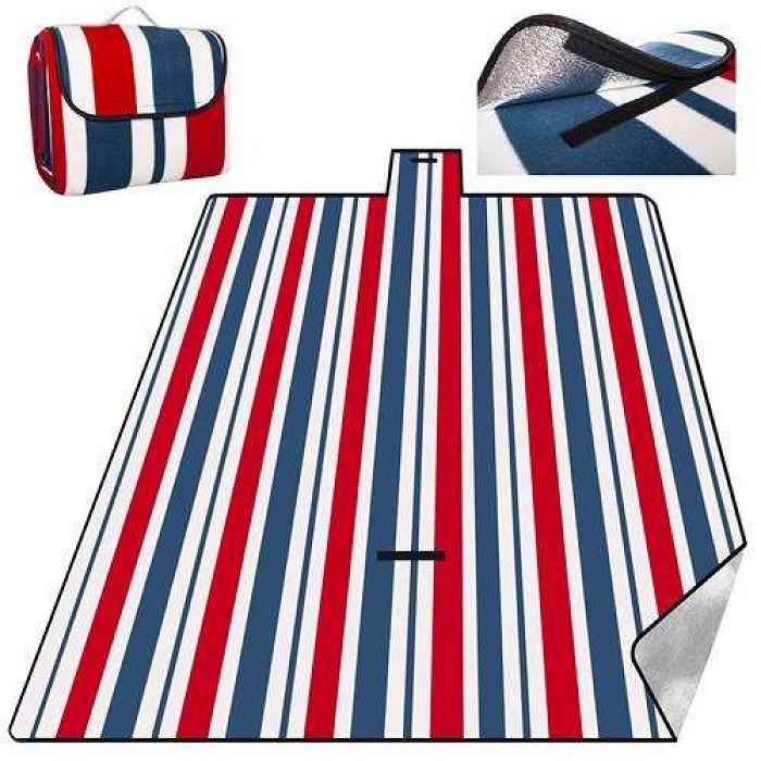 Coperta da pic-nic campeggio 200x220 cm impermeabile