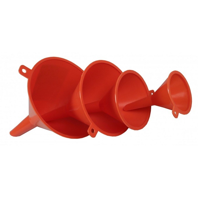 Set 4 imbuti arancione 50-75-95-115 mm