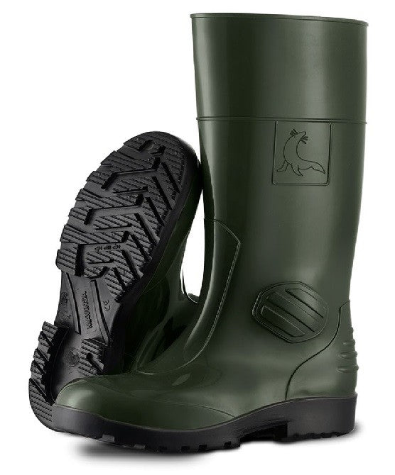 Stivali in gomma con sicurezza S5 SRC colore verde e nero taglia 44 MAVINSA