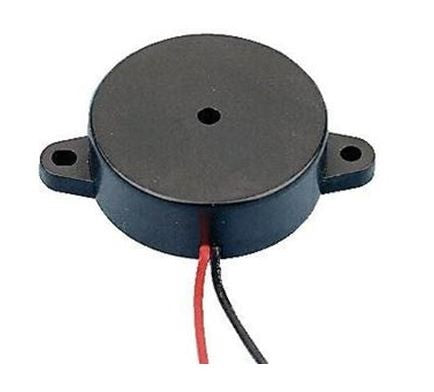 Buzzer diam. 30 mm piezoelettrico 80 dB con cavetti