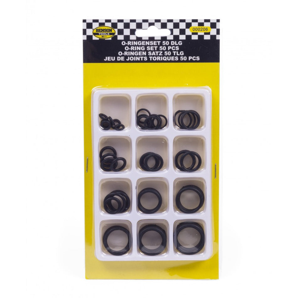 O-ring set da 50 pezzi vari diametri
