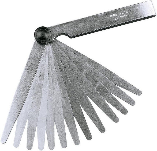 Spessimetro 13 lamine da 0,05 a 1,0 mm
