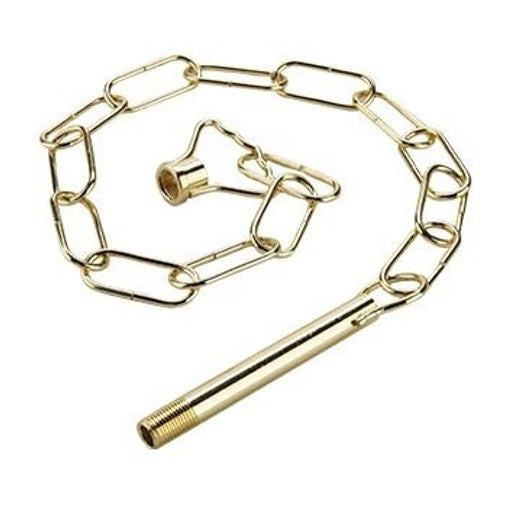 Catena ad anelli piccoli in ottone lunghezza 60 cm per lampadari