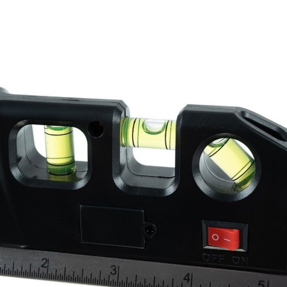 Livella laser BIGSTREN con metro flessibile da 2,5 metri