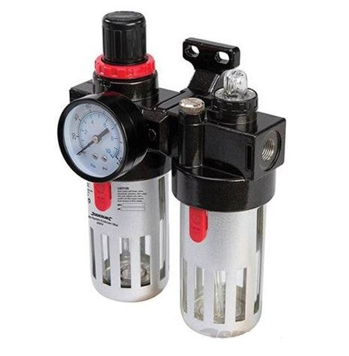 Filtro regolatore con lubrificatore per aria compressa 150 ml