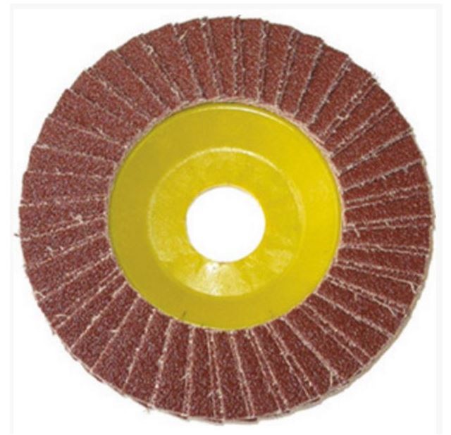 Disco lamellare 115X22 grana 40 Corindone supporto in fibra
