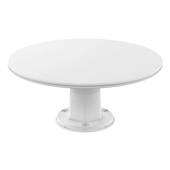 Antenna omnidirezionale 360° TV amplificata TDT per camper, caravan e barche