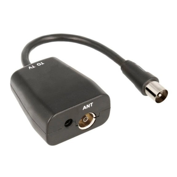 Antenna omnidirezionale 360° TV amplificata TDT per camper, caravan e barche