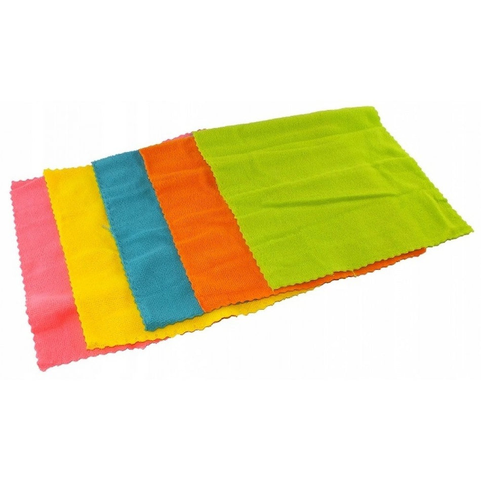 5 Panni in microfibra universali 30x30 cm