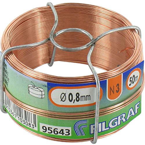Filo di rame diametro 0,8 mm N3 50 metri