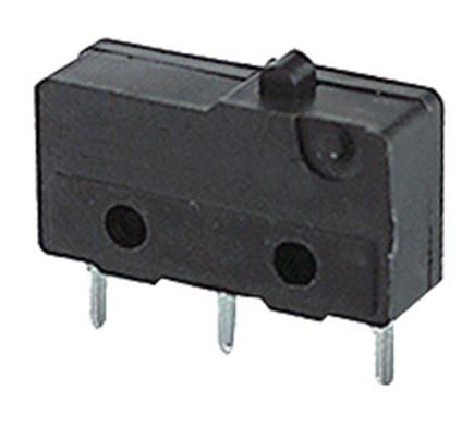 Microdeviatore 3A-125V fine corsa senza leva per circuiti stampati