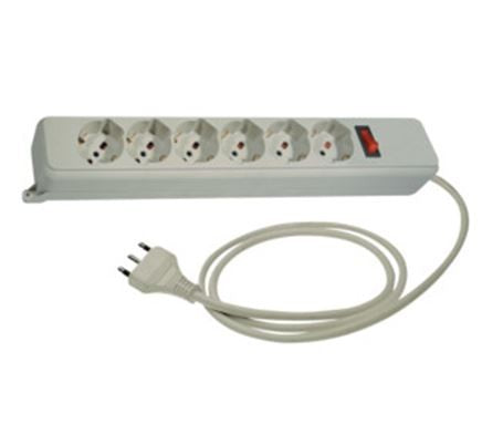 Presa multipla a 6 posti con interruttore TMR TR-100
