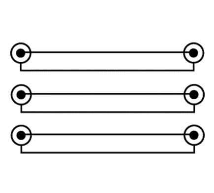 Cavetto audio/video lunghezza 1,5 mt