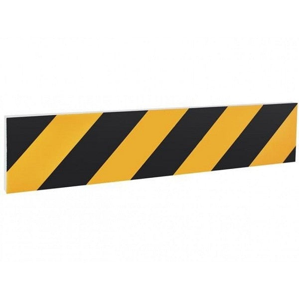 Protezione portiere auto per garage 50x10x1,5 cm giallo nero