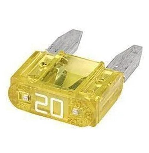 Mini fusibile lama giallo 20A
