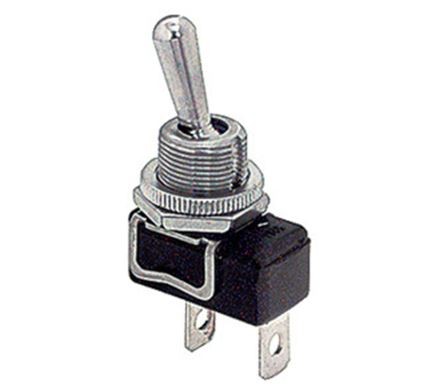 Interruttore unipolare a leva 6A - 28 VCC