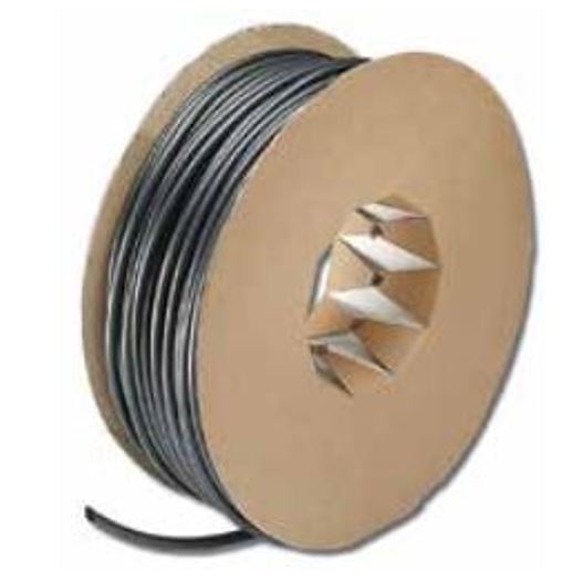 200 Metri guaina isolante in PVC diametro 6 nera 70°C autoestinguente