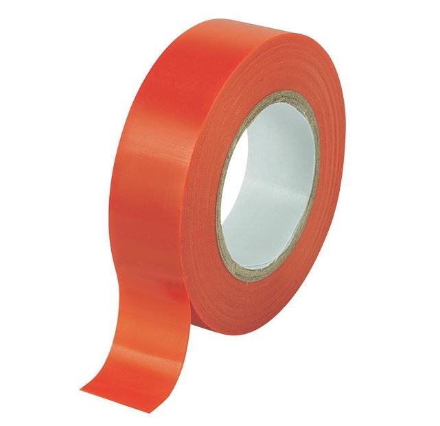 Nastro isolante 15x10 metri PVC autoadesivo rosso