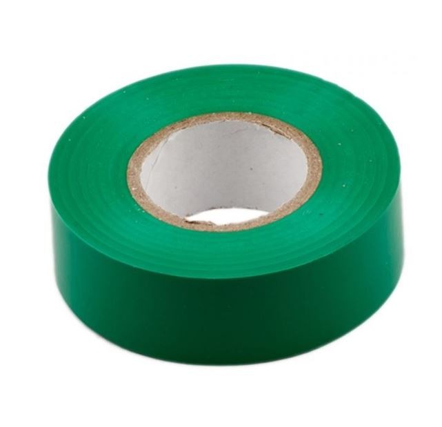 Nastro isolante 15x10 metri PVC autoadesivo verde