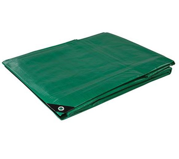 Telone impermeabile verde 4X5 metri occhiellato