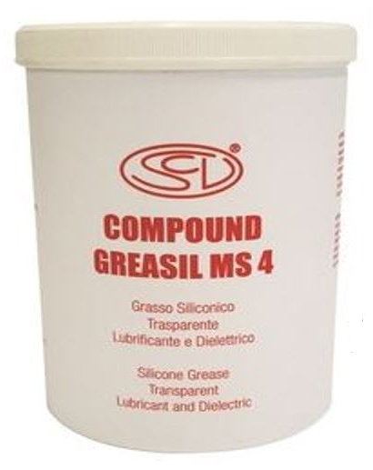 Grasso al silicone GREASIL MS4 trasparente 1 Kg